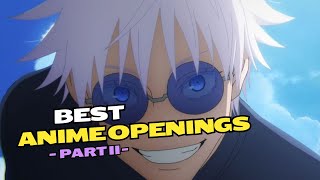 99 BEST ANIME OPENINGS [upl. by Avilys]