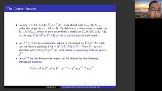 Guangxiang Su  Nonnegative scalar curvature and area decreasing maps on complete foliated manifolds [upl. by Russia706]