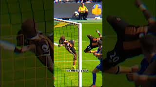 Woooow goal😱 shortsfeed shorts shortvideo football footballshorts footballskills fyp fy [upl. by Parthena]