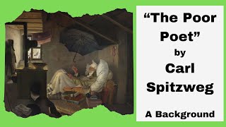 “The Poor Poetquot by Carl Spitzweg a Background art painting poet german [upl. by Aerdied]