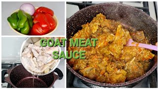 How to Make Peppered Goat Meat Sauce Easiest Recipe [upl. by Lissy]