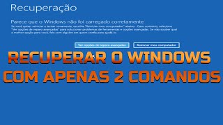 Windows 10 não inicia  Como entrar nas Opções Avançadas de Recuperação pelo Login [upl. by Lalla185]