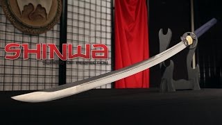 Shinwa Navy Nodachi Damascus Steel Sword [upl. by Winnifred768]