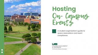 Hosting OnCampus Events and Reserving Space [upl. by Lanuk]