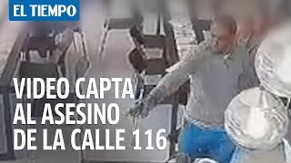 Video del asesinato de Ezequiel Rodríguez en el Carulla de la 116  El Tiempo [upl. by Esiuqram]