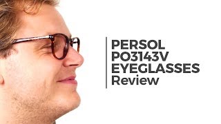 Persol PO3143V Eyeglasses Review  SmartBuyGlasses [upl. by Fedora]