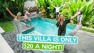 This BALI VILLA is ONLY 20  LUXURY ASIA LIVING for Jess Birthday  Canggu amp Ubud Vlog [upl. by Sheelagh163]