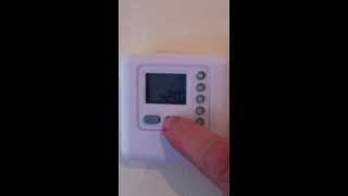 How to program a hortsmann programmable room thermostat [upl. by Radbun443]