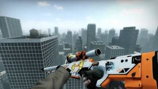 Gravey Crafts Awp Asiimov 4x sticker combo  Foundation Gloves  Bayo Tiger Tooth [upl. by Schargel816]