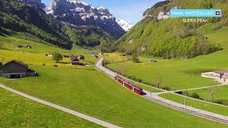 Switzerland train  Switzerland train mountain  Switzerland train winter  Switzerland train view [upl. by Irrep]