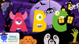 Monster ABCs Halloween Song  Learn the Letters A to Z with Spooky Fun [upl. by Sucramaj]