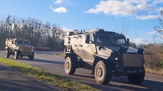 Konvoi LPPV Foxhound bei Burg STEADFAST DEFENDER [upl. by Eart461]