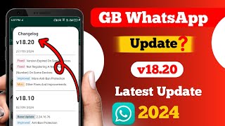 How to update gb whatsapp v1820 kaise kare [upl. by Zoubek]