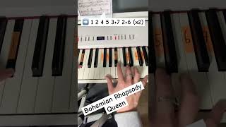 How to play Bohemian Rhapsody by Queen on piano [upl. by Nesnaj]