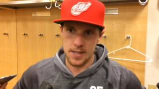 Red Wings Jimmy Howard discusses his topnotch performance [upl. by Fontes]