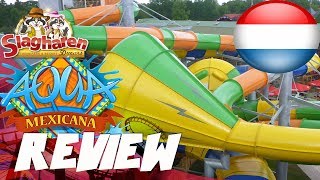 Review Zwembad Aqua Mexicana Attractiepark Slagharen Nederland Nederlands [upl. by Reywas365]