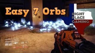 Destiny Easy 7 orbs Vanguard Quest [upl. by Keligot]