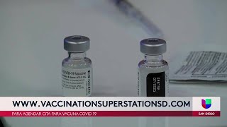Falta de vacunas limita a los centros de vacunacion en el condado de San Diego a operar a su maximo [upl. by Ryter858]