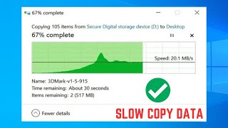 How to Fix Slow File Transfer in Windows 10 [upl. by Inalem916]