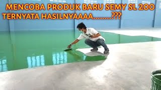 tutorial lengkap epoxy lantai  produk baru dari SAE  semy SL 200 [upl. by Dimitris]