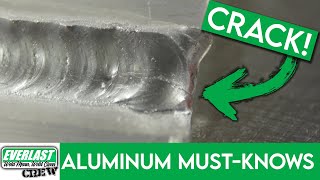 Aluminum Welds Cracking [upl. by Webb]