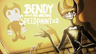 Bendy and the Ink Machine  Speedpaint 2 JT Machinima song [upl. by Tterrag]