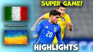 Italia vs Ucraina under 21  International Friendly  Highlights 19112024 [upl. by Anikat82]