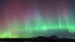 Wild Aurora Timelapse G3 Storm Banff Canada 10724 [upl. by Pruter]