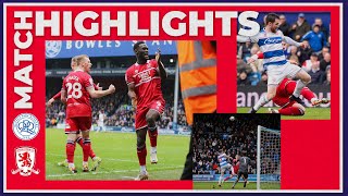 Match Highlights  QPR 0 Boro 2  Matchday 36 [upl. by Marras]