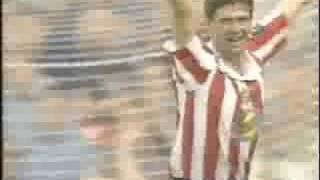 Niall Quinn Scores The First Goal at The Stadium Of Light [upl. by Eeltrebor793]