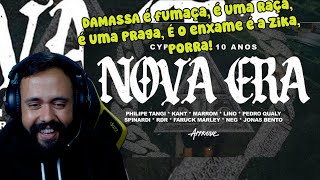 TCHEBA REACT DAMASSACLAN  NOVA ERA CYPHER 10 ANOS [upl. by Nyahs999]