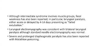 Organophosphorus Poisoning  December 2022 [upl. by Naginarb]