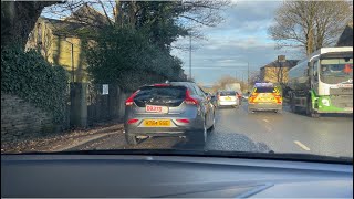 Near miss with ambulance 🚑 on Harrogate road Bradford West Yorkshire BD2 [upl. by Pirzada]