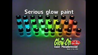 GlowOn Super Phosphorescent concentrated glow paint [upl. by Cordier]