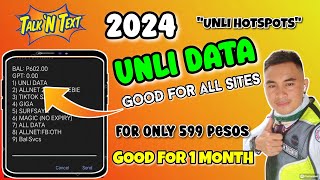 UNLI DATA TO ALL SITES  599 Good for 1 Month Sulit na din  Tnt Simcard [upl. by Ekyt553]