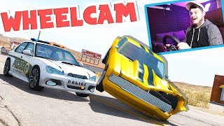 BeamNG Police Chases with WHEELCAM  BeamNG Drive G27 Wheel Gameplay [upl. by Talie129]