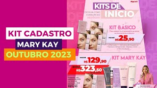 KIT CADASTRO MARY KAY OUTUBRO 2023 meu insta caroldrumondmk [upl. by Adne]