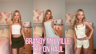 Brandy Melville Try On Haul [upl. by Nomyt]