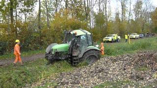 Berging wrakken dodelijk ongeval Bremerbergweg Biddinghuizen part 2 [upl. by Na]