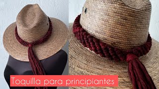 Moderniza tu sombrero tejiendo tu propia toquilla en macramé [upl. by Emelun140]