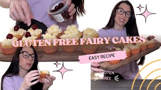 GLUTEN FREE FAIRY CAKES RECIPE  EASY GLUTEN FREE RECIPE [upl. by Aihsetal]