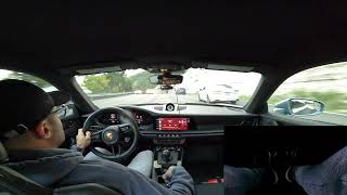 992 GT3 Touring wDundon Exhaust Onboard Driving [upl. by Horatia]