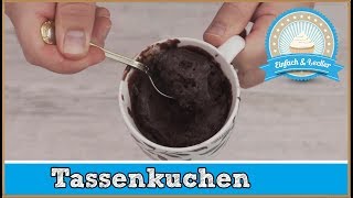 Tassenkuchen selber machen in der Mikrowelle 🍫 [upl. by Cleaves757]