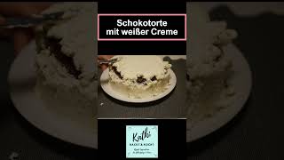 saftige Schokotorte mit weißer creme rezept [upl. by Pardew524]