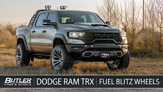 Dodge Ram TRX  22in Fuel Blitz Wheels  Custom Wrap  Butler Tire [upl. by Jarietta508]