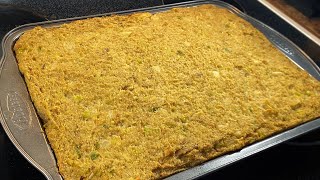 Grandma’s Secret For The BEST Southern CORNBREAD DRESSING  How to Make Dressing for the Holidays [upl. by Ecnaled]