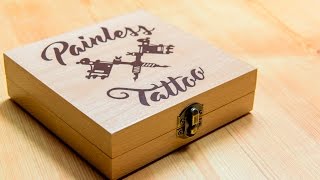 How To Make Wooden Tattoo Machine Box [upl. by Vanderhoek684]