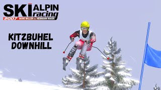 Kitzbuhel Downhill 4K Alpine Ski Racing 2007 [upl. by Hubey]