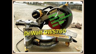 DeWalt DWS780 12 inch Sliding Compound Miter Saw Setup amp Review [upl. by Marieann460]