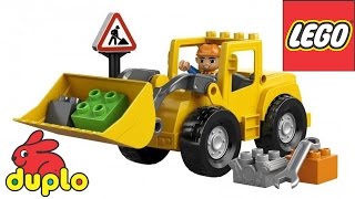 LEGO DUPLO Excavator Set 10520 TOY Review for KIDS [upl. by Ahsinuq954]